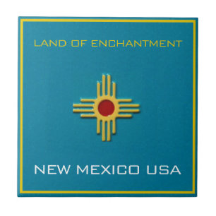 ニューメキシコランドオブエンチャントツィアサンデコレーション タイル