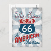ニューメキシコルート66ヴィンテージ ポストカード (正面/裏面)