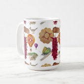 ニューメキシコレッドチリピノnツィアホットエアバルーン コーヒーマグカップ (正面左)