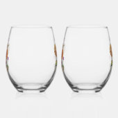 ニューメキシコレッドチリピノnツィアホットエアバルーン ステムなしワイングラス (右)