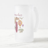 ニューメキシコレッドチリピノnツィアホットエアバルーン フロストグラスビールジョッキ (正面右)