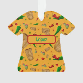 ニューメキシコレッド&グリーンチリータマレスツィアノパレス オーナメント