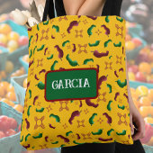 ニューメキシコレッド&グリーンチリータマレスツィアノパレス トートバッグ