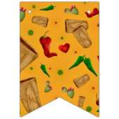 ニューメキシコレッド&グリーンチリータマレスツィアノパレス バンティングフラッグ (第2の旗)