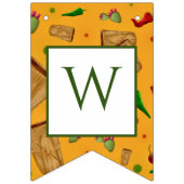 ニューメキシコレッド&グリーンチリータマレスツィアノパレス バンティングフラッグ (第3の旗)