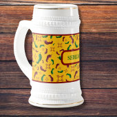 ニューメキシコレッド&グリーンチリータマレスツィアノパレス ビールジョッキ