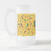 ニューメキシコレッド&グリーンチリータマレスツィアノパレス フロストグラスビールジョッキ (左)