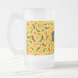 ニューメキシコレッド&グリーンチリータマレスツィアノパレス フロストグラスビールジョッキ