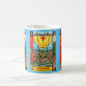 ニューメキシコロズウェルエイリアンおもしろいホットエアバルーンジア コーヒーマグカップ (中央)