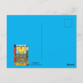 ニューメキシコロズウェルエイリアンおもしろいホットエアバルーンジア ポストカード (裏面)