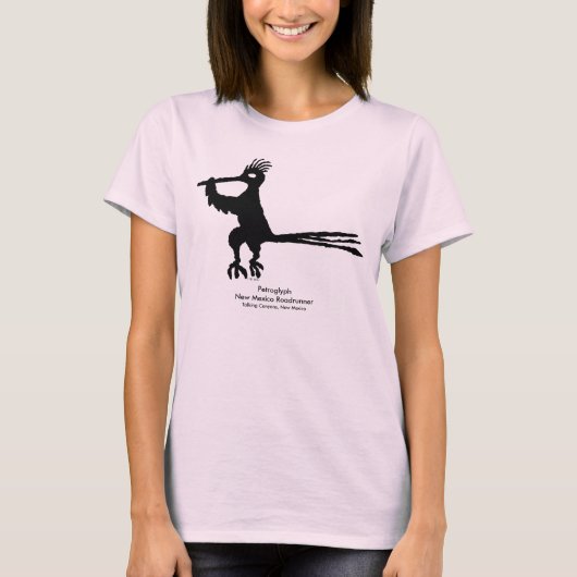ニューメキシコロードランナーのペトログリフ Tシャツ (正面)