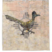 ニューメキシコロードランナー シャワーカーテン (正面)