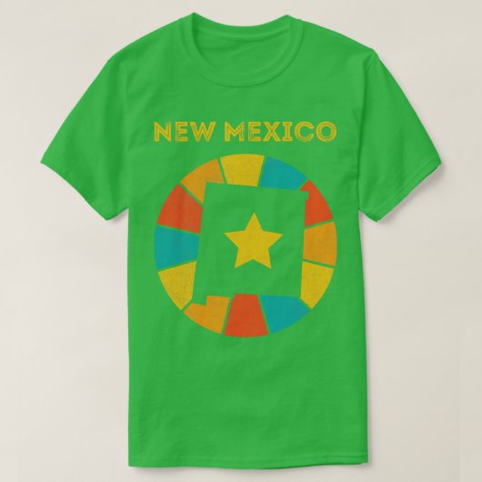 ニューメキシコヴィンテージ動揺して土産1 Tシャツ (デザイン正面)