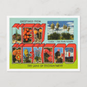 ニューメキシコヴィンテージ旅行からの挨拶 ポストカード (正面)