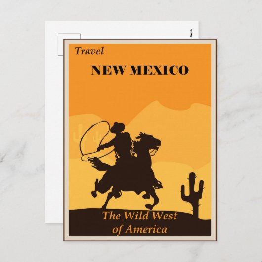 ニューメキシコヴィンテージ旅行はがき シーズンポストカード (正面/裏面)