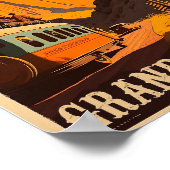 ニューメキシコヴィンテージ旅行アートポスター ポスター (角)