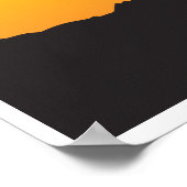 ニューメキシコヴィンテージ旅行スタイル ポスター (角)