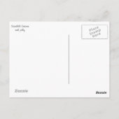 ニューメキシコ上空でクレーンのペア ポストカード (裏面)