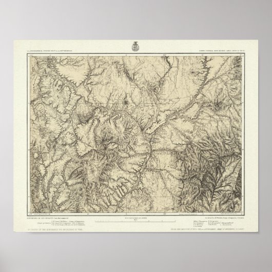 ニューメキシコ中央北部 ポスター (正面)