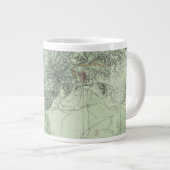 ニューメキシコ中部の土地分類図 ジャンボコーヒーマグカップ (正面右)