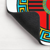 ニューメキシコ先住民アメリカンツィアシンボル マウスパッド (コーナー)