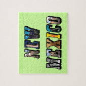 ニューメキシコ写真文字 ジグソーパズル (縦)