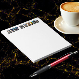 ニューメキシコ写真文字 ノートパッド