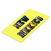 ニューメキシコ写真文字 マグネット (左側)