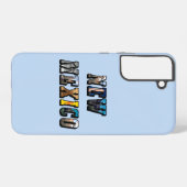 ニューメキシコ写真文字 SAMSUNG GALAXYケース (裏面横)