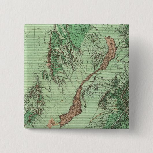 ニューメキシコ南西部の土地分類図 缶バッジ (正面)