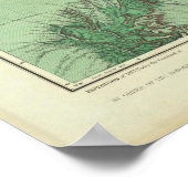 ニューメキシコ南西部の土地分類地図 ポスター (角)