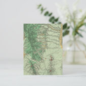 ニューメキシコ南西部の土地分類地図 ポストカード (スタンド正面)