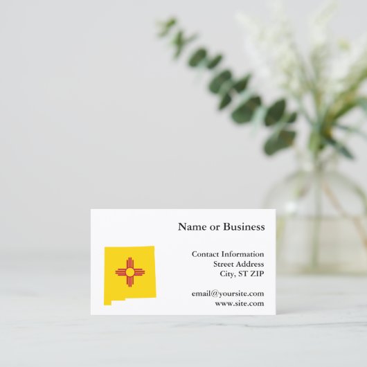 ニューメキシコ図形 名刺 (スタンド正面)