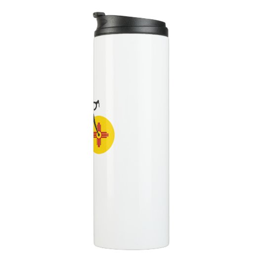 ニューメキシコ国旗のサイクリング タンブラー (回転右)