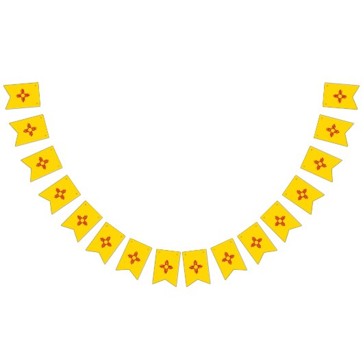 ニューメキシコ国旗のパーティー、バンティング・バナー/結婚式 バンティングフラッグ (全)