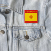 ニューメキシコ国旗のボタン 缶バッジ (インサイチュ)