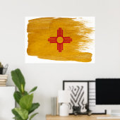 ニューメキシコ国旗のポスター ポスター (ホームオフィス)