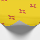 ニューメキシコ国旗の記号 ラッピングペーパー (角)