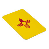 ニューメキシコ国旗を掲げた愛国的なフレキシブル磁石 マグネット (右側)