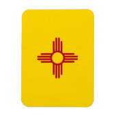 ニューメキシコ国旗を掲げた愛国的なフレキシブル磁石 マグネット (縦)