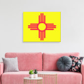 ニューメキシコ国旗 キャンバスプリント (インサイチュ (リビング))