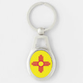 ニューメキシコ国旗 キーホルダー (正面)