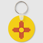 ニューメキシコ国旗 キーホルダー (正面)