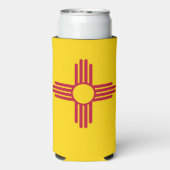 ニューメキシコ国旗 スリム缶クーラー (Seltzer裏面)
