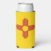 ニューメキシコ国旗 スリム缶クーラー (Seltzer正面)