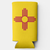 ニューメキシコ国旗 スリム缶クーラー (裏面)
