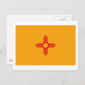 ニューメキシコ国旗 ポストカード (正面/裏面)