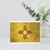 ニューメキシコ国旗 ポストカード (スタンド正面)