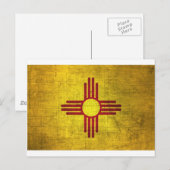 ニューメキシコ国旗 ポストカード (正面/裏面)