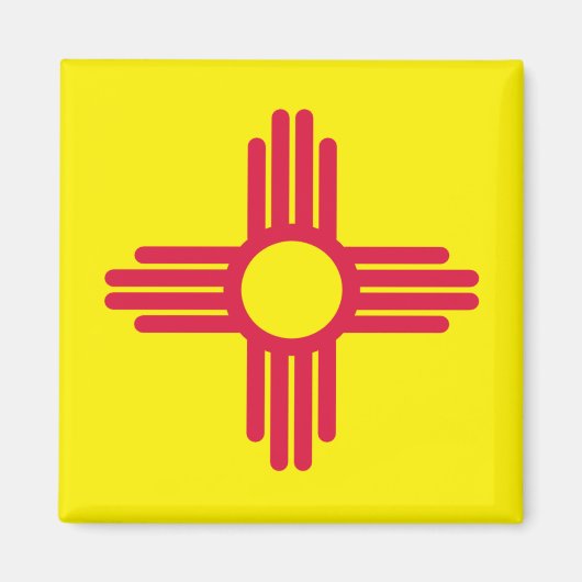 ニューメキシコ国旗 マグネット (正面)